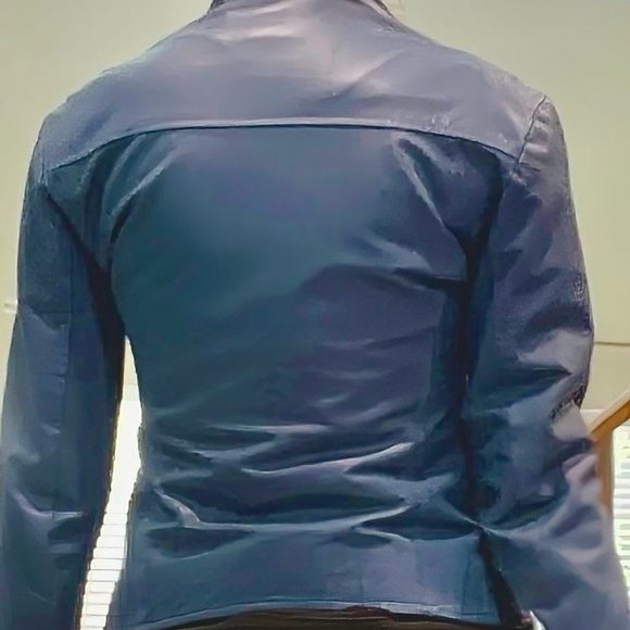 LA MARTINA ARGENTINA CUSTOM MADE BLUE LEATHER JACKET - Picture 11 of 12